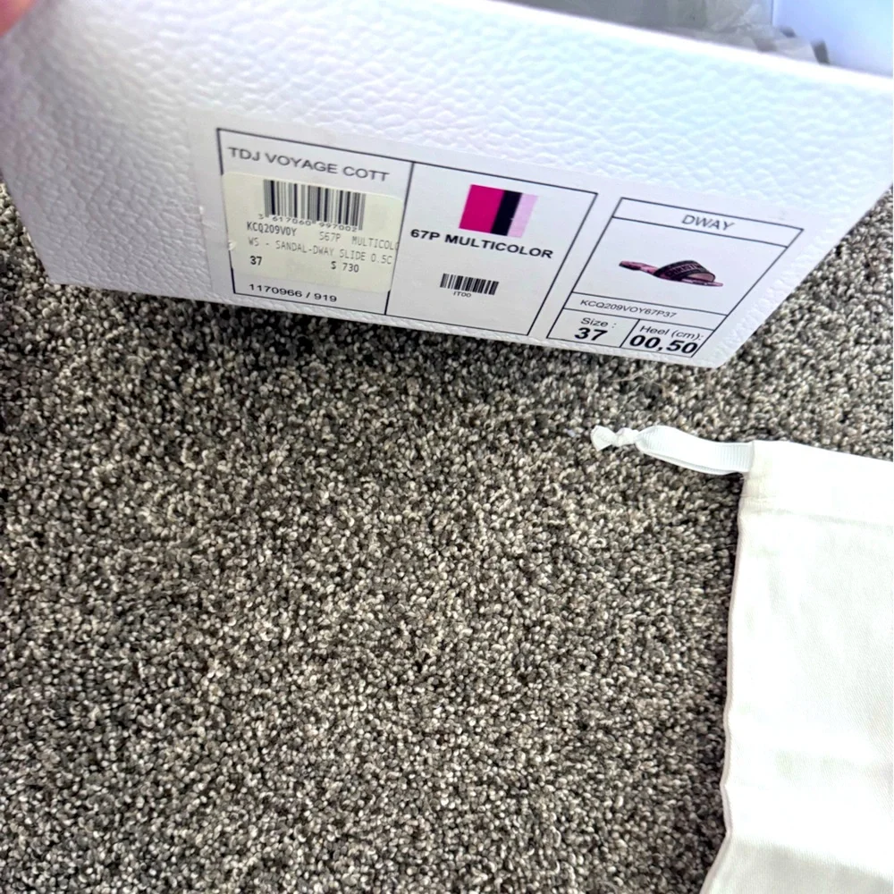 EUC🌸CHRISTIAN DIOR💐SOLDOUT LOGO SLIDES - Picture 10 of 11